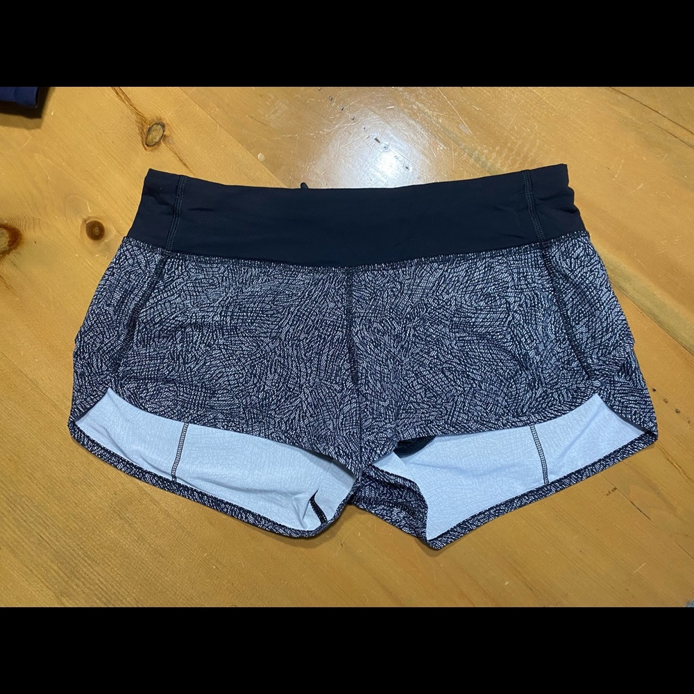 Lululemon Original Speed Short size 4 LUWB/BLK